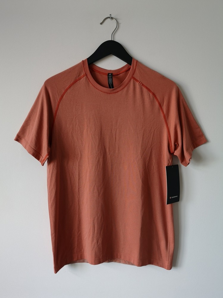 NWT LULULEMON Metal Vent Tech SS 2.0 Top Shirt Men's Medium XSWC/RWLI Orange