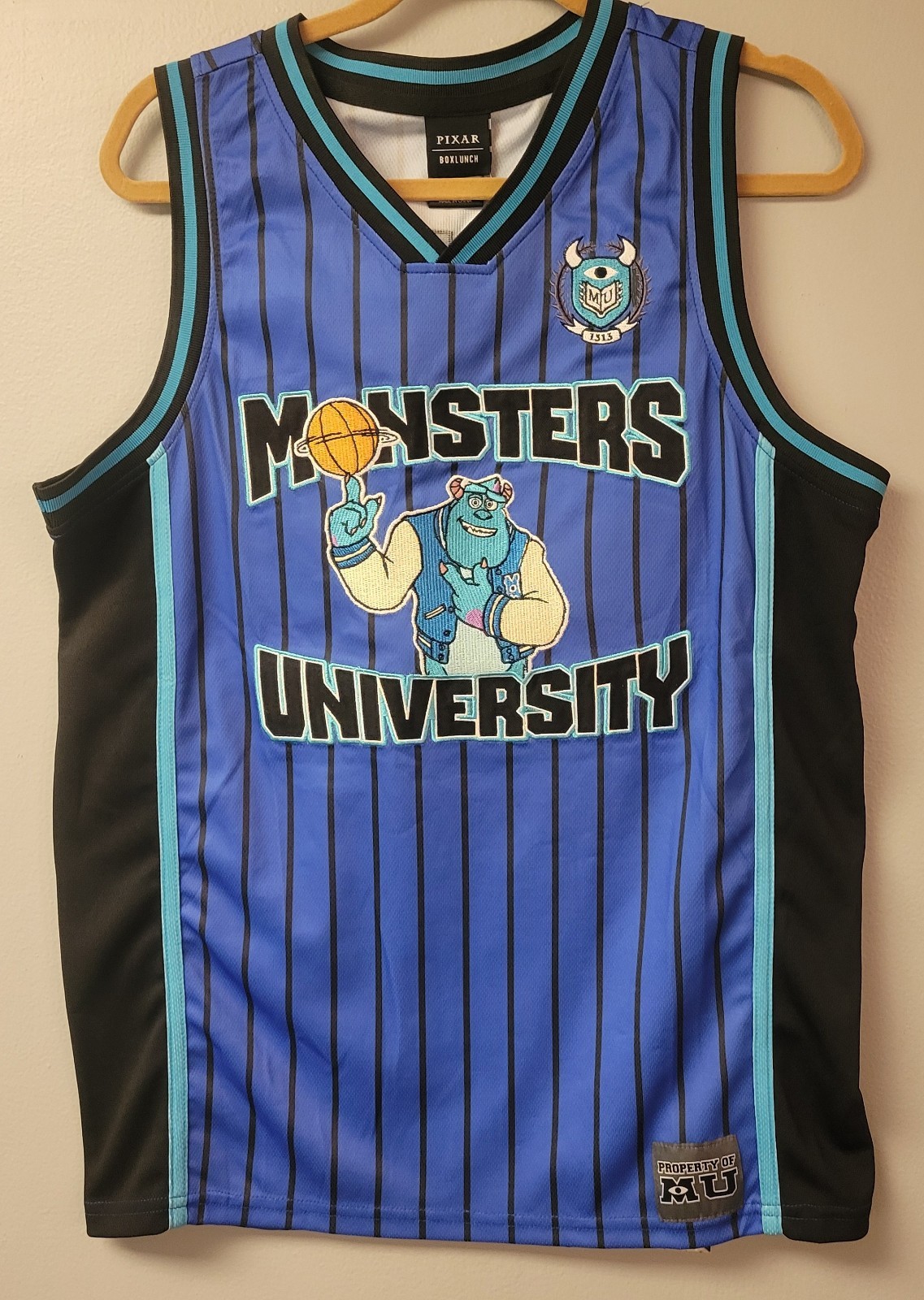 Boxlunch Monsters University Basketball Jersey Sullivan 01 Size Small Blue Tank gallery