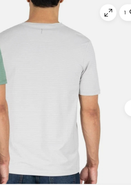 Soybu Men's 1-pack 4-Way Stretch Moisture Wicking Active Tee Gray Size L gallery