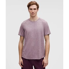 Lululemon Metal Vent Tech Short Sleeve 2.0 Shirt Mens Mauve Heather Purple Gym