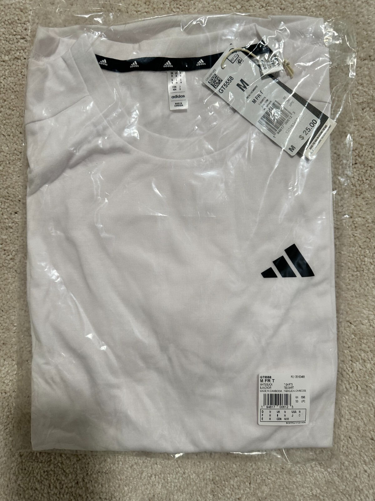 Two pack Adidas Men AEROREADY Sport Tee football basketball Activewear Gym Sze M gallery