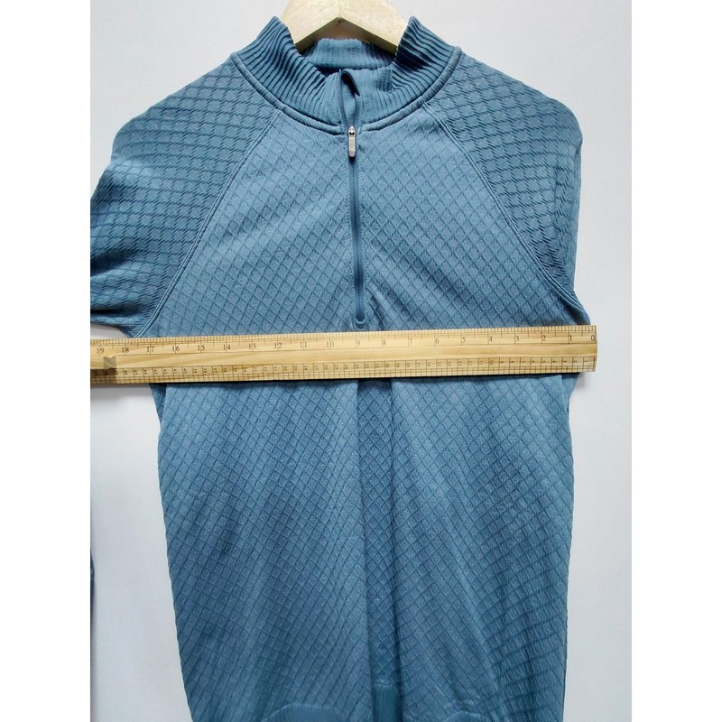 Lululemon Tip Blue 1/2 Zip Pullover Top Knit Long Sleeve Women See Measurements gallery