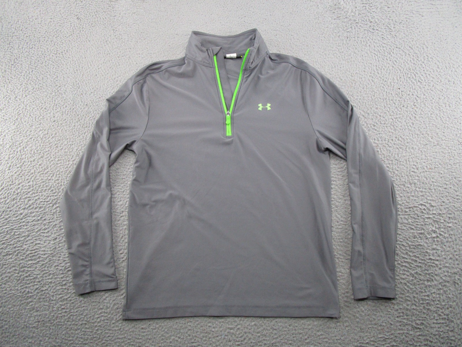 Under Armour Men Member’s Bounce 1/4 Zip 1251699 Gray Lightweight Size M Read gallery