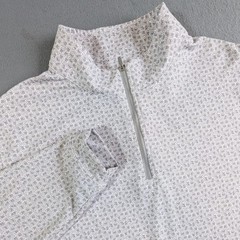 Peter Millar Quarter Zip Pullover Mens Size XL All Over Print Active Golf