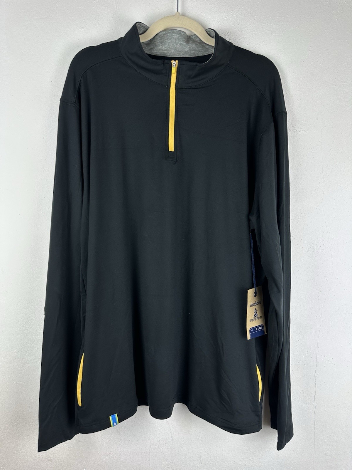 NWT Chubbies The Obsidian Movementum Black 1/4 Zip Men’s Size XXL gallery