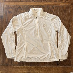 La Jolla Golf Club Lightweight Quarter Zip Pullover Medium White