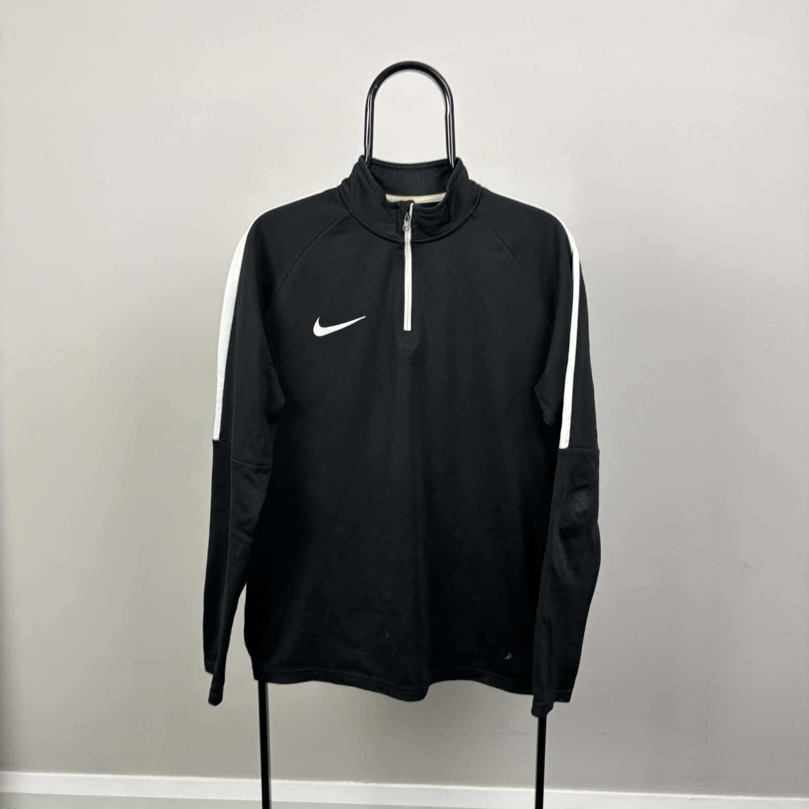 Nike Dri-FIT Slim Fit 1/4 Zip Training Top Black/Anthracite Brand New Size M gallery