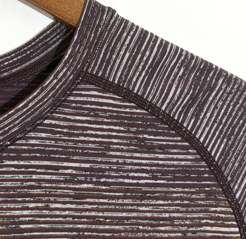 Lululemon Metal Vent Tech Men's Medium Purple & Gold Gradient S/S T-Shirt Tee gallery