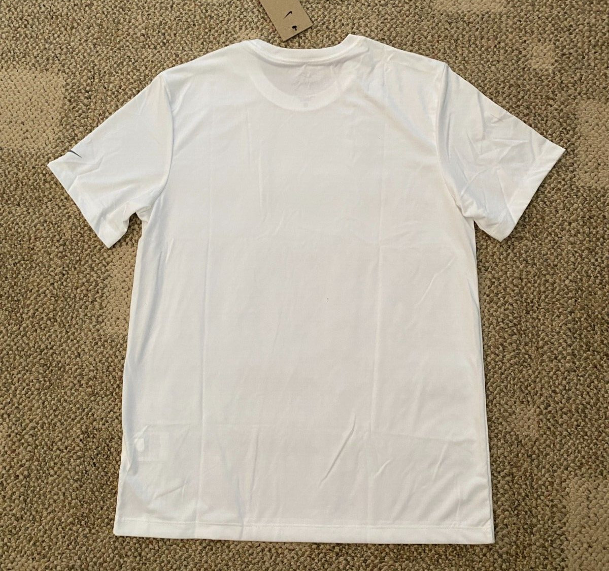 Nike T-Shirt Golf Top Shirt Short Sleeve DX8730-100 Solid White Men's Size M gallery