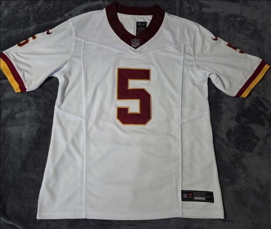 Fast Free Shipping! Jayden Daniels Washington Commanders Stitched Jersey 5 gallery