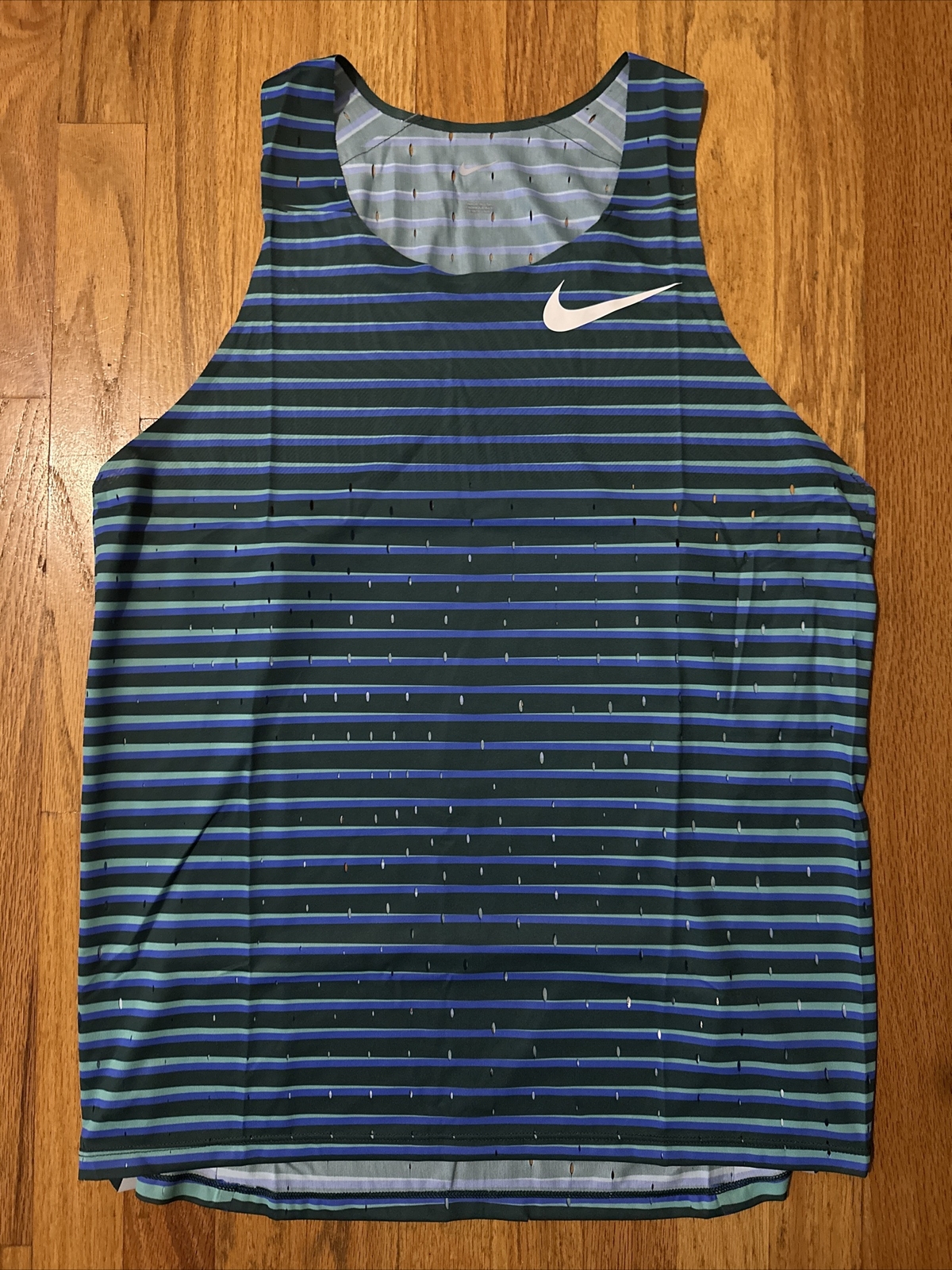 Nike 2022 Pro Elite Team Distance Singlet Made In USA [DJ1189-317] Size: Large gallery