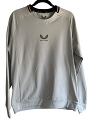 Castore McLaren Shirt Mens Medium Gray Performance Mid Layer Jacket Cars Luxury