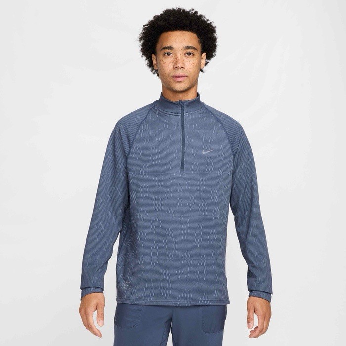 Sz L - Nike Pinnacle Running Division Men's Water-Repellent 1/2-Zip Running Top gallery