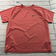 Nike Dri-Fit Athletic Short Sleeve T Shirt Men’s Large Salmon Pink