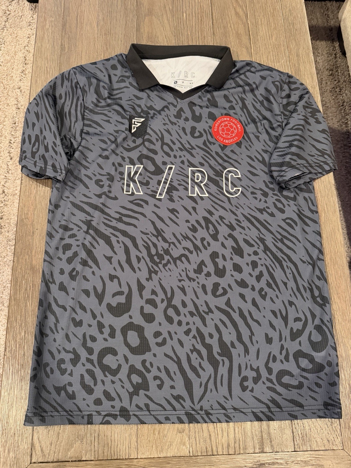 Nike Koreatown Run Club KRCFC SOCCER Football JERSEY Gray XL RARE Los Angeles gallery