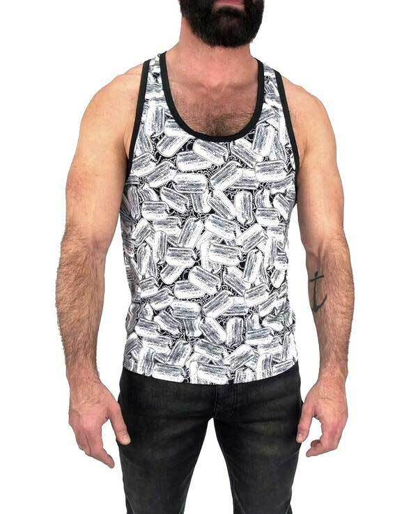 Limited Edition! Nasty Pig Men's Dog Tag Tank Top gallery