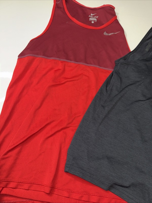 Lot Of 4 Under Armour Nike Men’s Logo Tank Top Sz S gallery