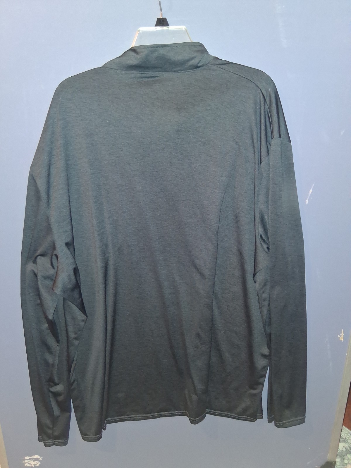 Real Essentials Men's 3XL Quarter Zip Pullover Long Sleeve Performance Top -... gallery