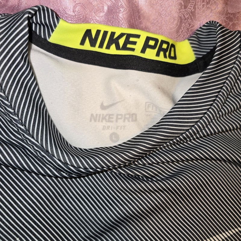 Nike Pro HyperWarm Long Sleeve Training Shirt Mens L Dri Fit Fitted 699974-702 gallery