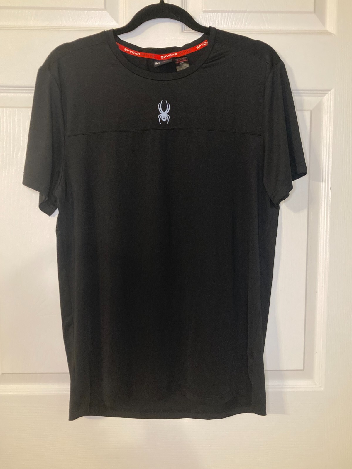 Spyder Active Men's Short Sleeve Logo T-Shirt - Blazing Black - Size M gallery