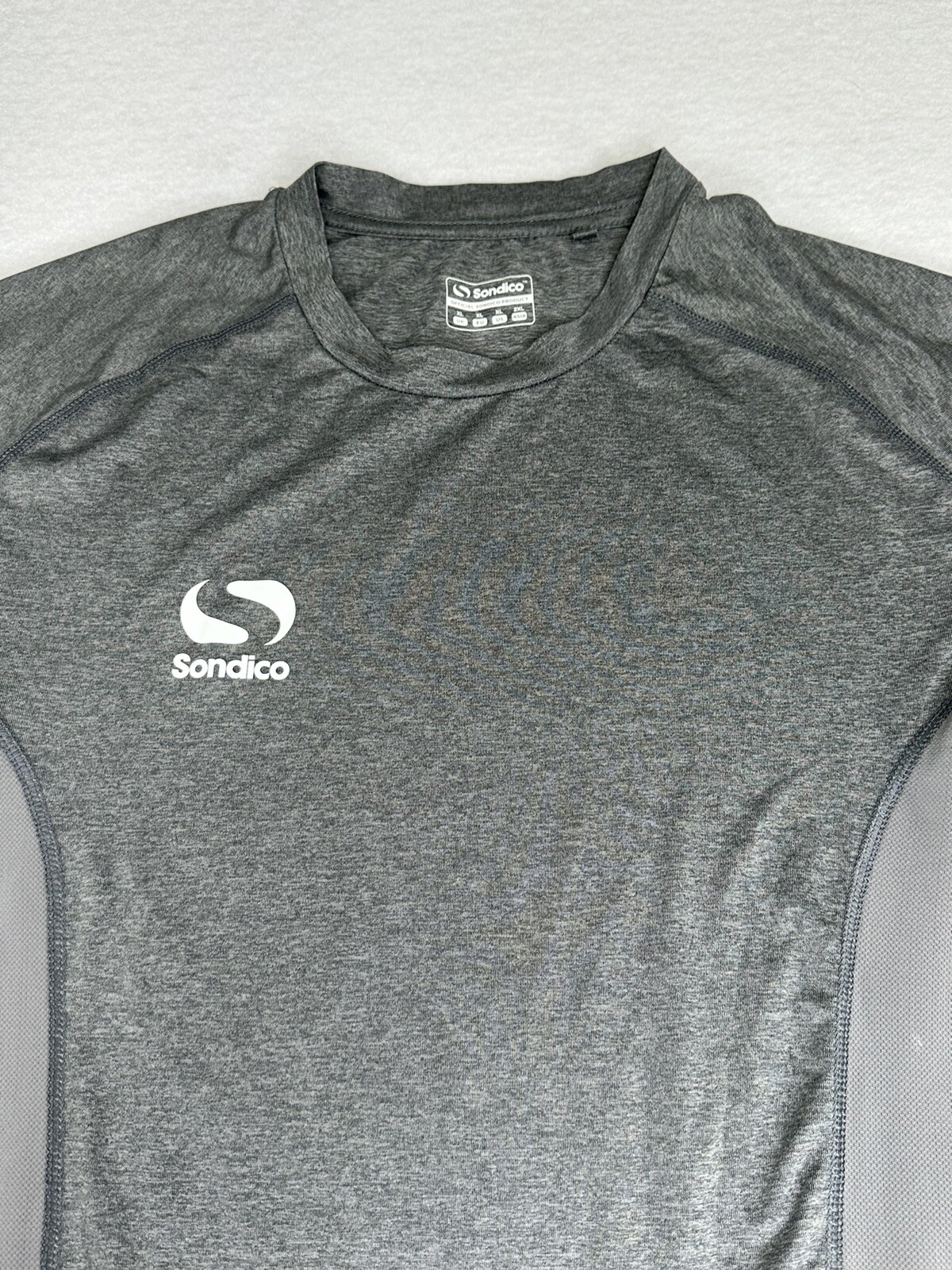 Sondico Men's T-shirt Extra Large Gray Colorblock Short Sleeve XL gallery