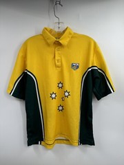 Vintage Fila Australia ACB Cricket Jersey Youth Size 14 Retro Team Shirt