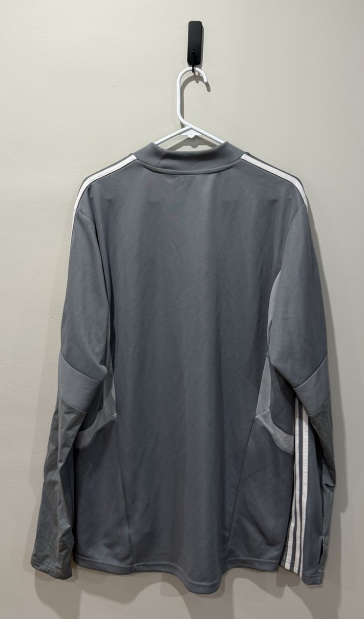 Adidas Philadelphia Union Pregame Long Sleeve Warm Up Jersey Gray Size XL 2018 gallery