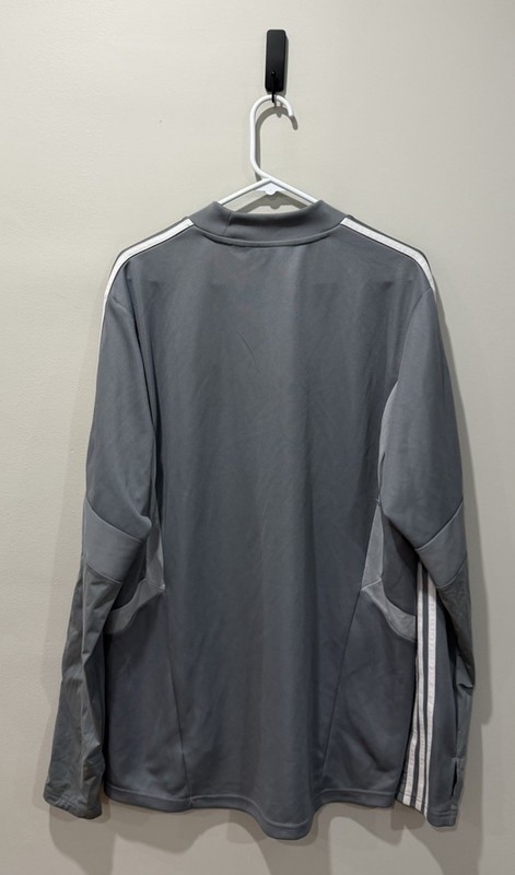 Adidas Philadelphia Union Pregame Long Sleeve Warm Up Jersey Gray Size XL 2018 gallery