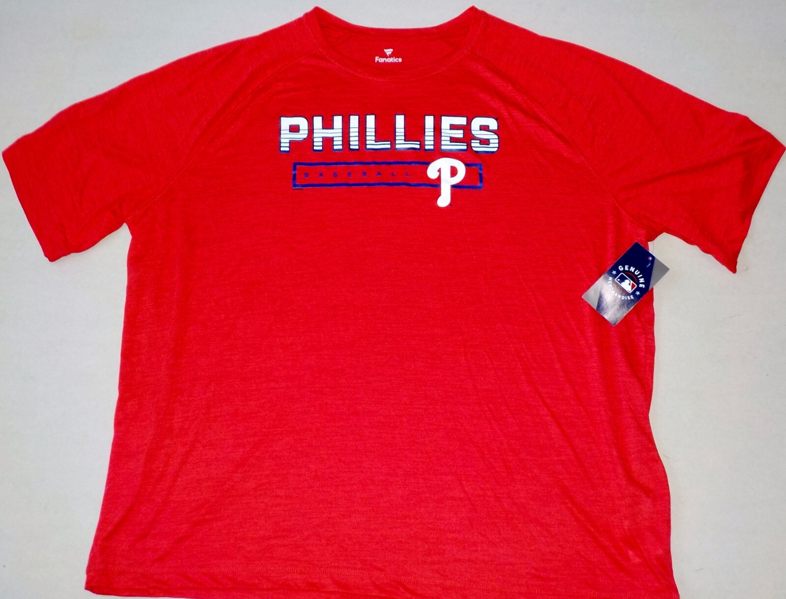 PHILADELPHIA PHILLIES MLB GRAPHIC T SHIRT MEN'S 3X 4X NWT RED POLYESTER FANATICS gallery