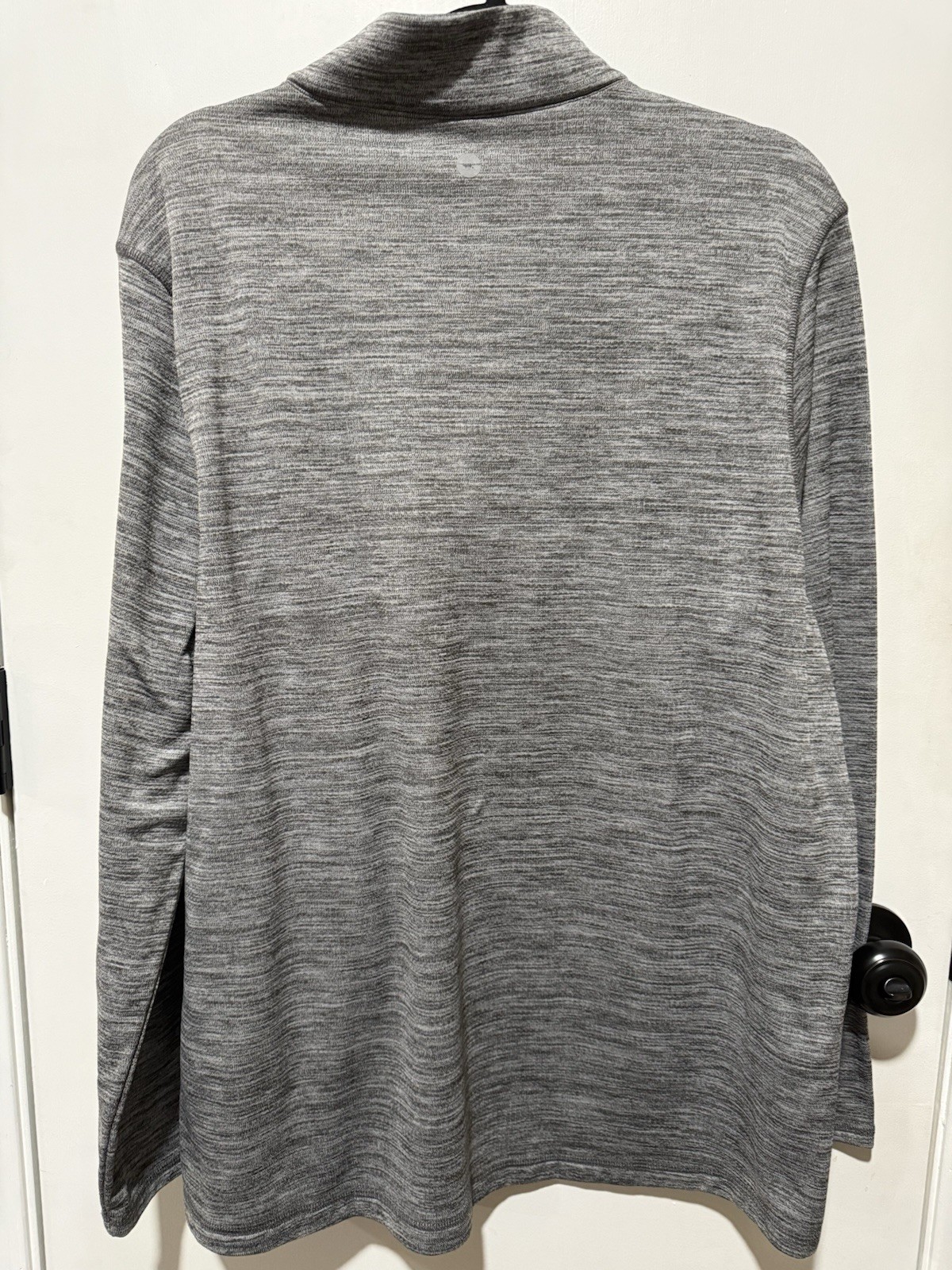 Hi-Tec Men's Gray 1/4 Zip Mock Neck Pullover Long Sleeve Activewear Top XL gallery