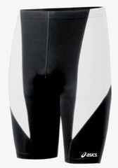 ASICS Hammer Wrestling Compression Short JT807 9001 Black White Extra Small