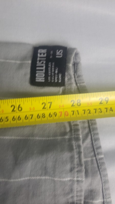 Hollister Baseball Jersey 99 Sz. Large Grey, Black, And White gallery