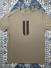 NOBULL Men’s Performance T-Shirt Brown Training Gym Tee Medium