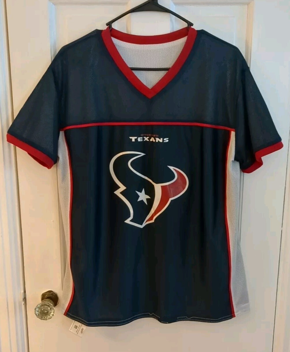 Houston Texans Rams Shirt Size Adult Large NFL Flag Football Reversible gallery