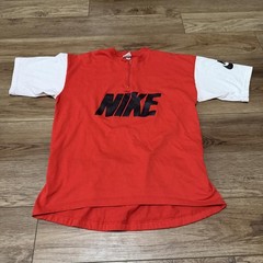 Vintage 80s 90s Nike Cycling Biking 1/4 Zip Shirt Pockets
