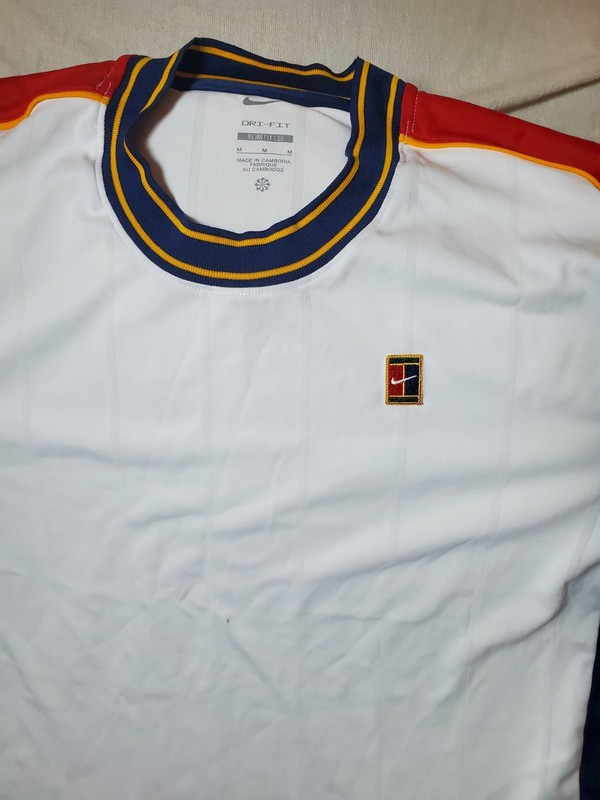 Nike Court Carlos Alcaraz 2021 US Open Tennis Shirt Vapor Federer Nadal Sinner M gallery