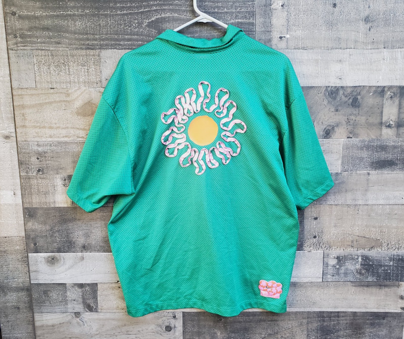 🔥 Nike Project Uphoria Green Button Down Baseball Jersey Men's Large L Euphoria gallery