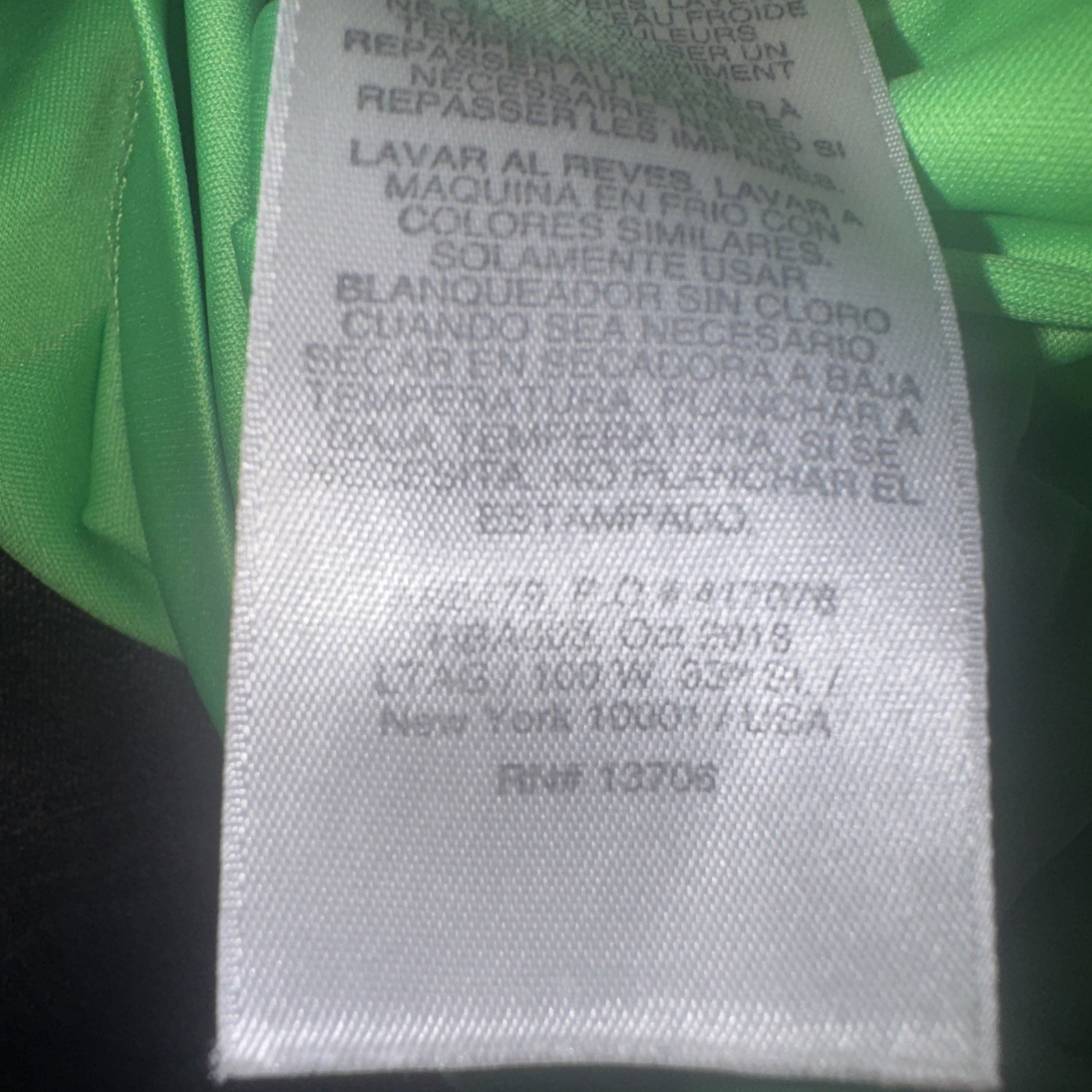 Used Once Large Fluorescent Green Short Sleeve Adidas Shirt ￼ gallery