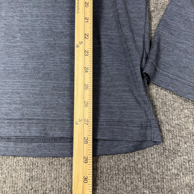 TravisMathew Pullover Mens Large Blue 1/4 Zip Long Sleeve Project Pulse SMW 2022 gallery