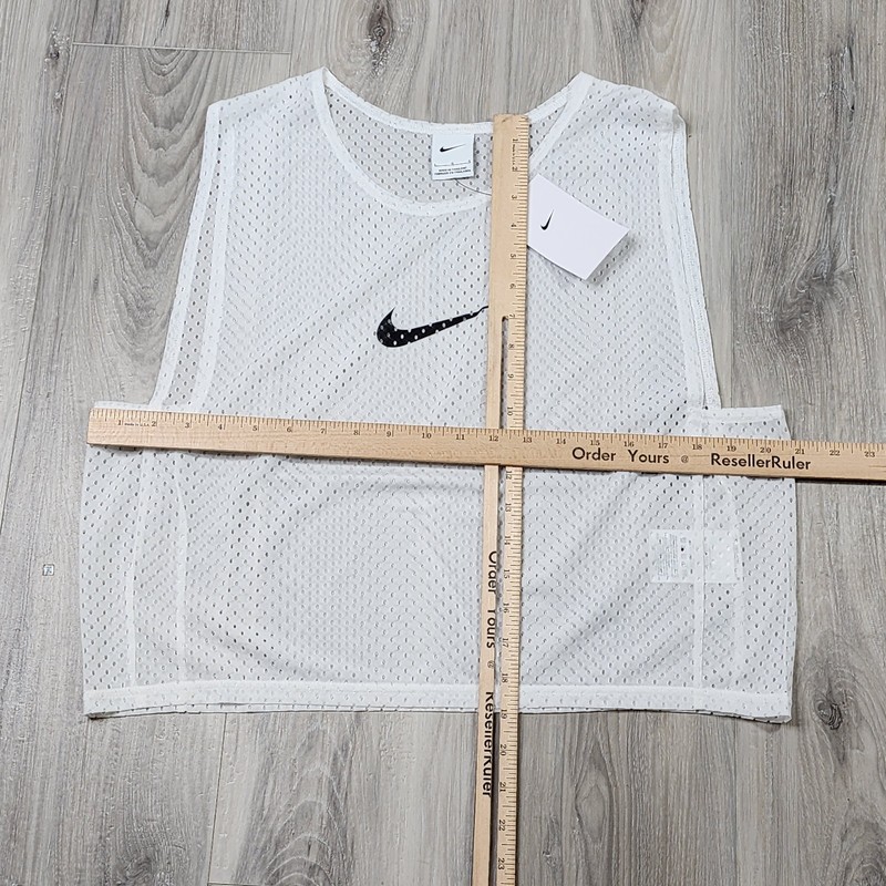 Nike Dri-Fit Park20 Training Bib/Vest White Unisex Large New gallery