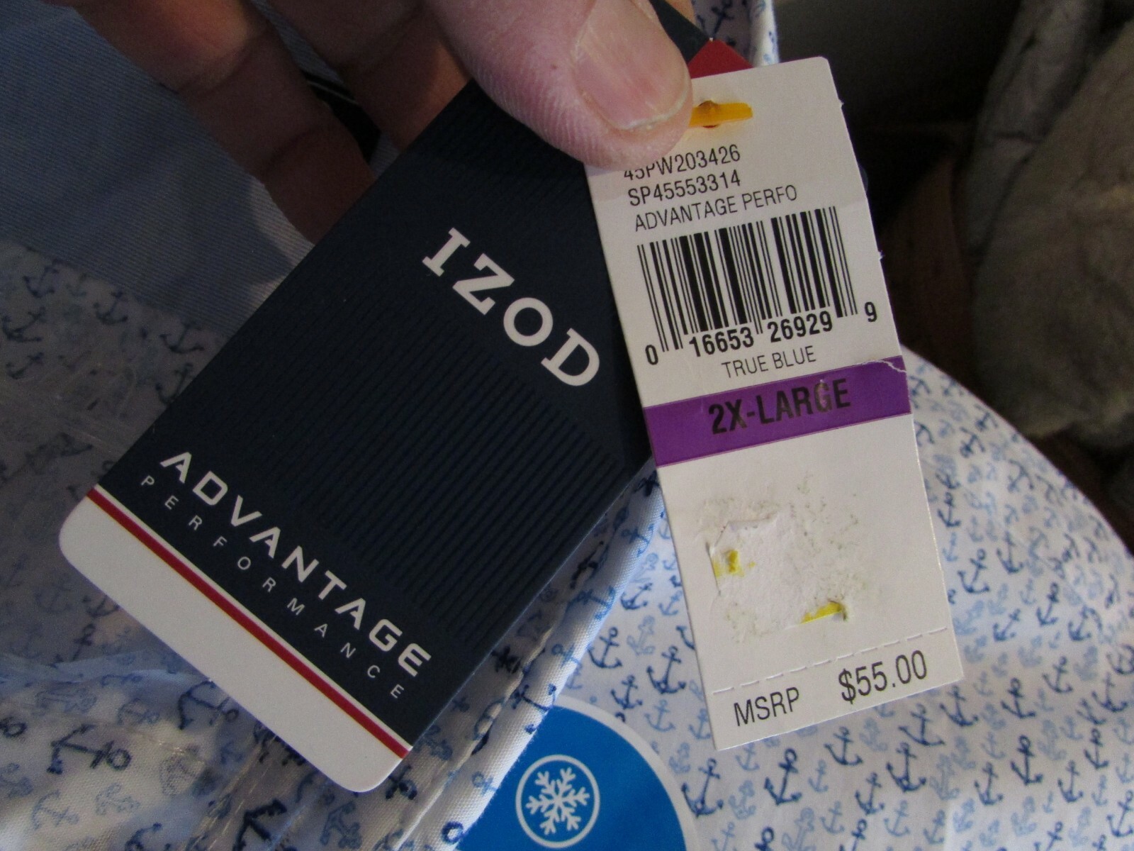 Izod Advantage Performance Short Sleeve Shirt NWT $55 Sz 2XL gallery