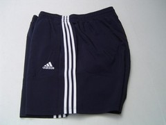 NEW MENS ADIDAS NAVY BLUE 7″ MID RISE WORKOUT SHORTS W/WHITE STRIPES SIZE 3XLT