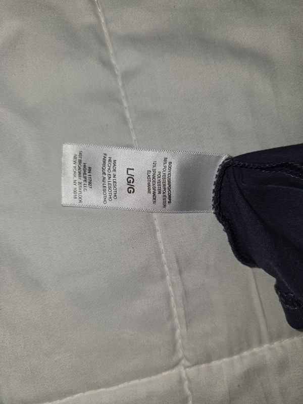 Reebok Men's Basic T-Shirt Navy Short Sleeve L Lightweight Polyester Gym gallery