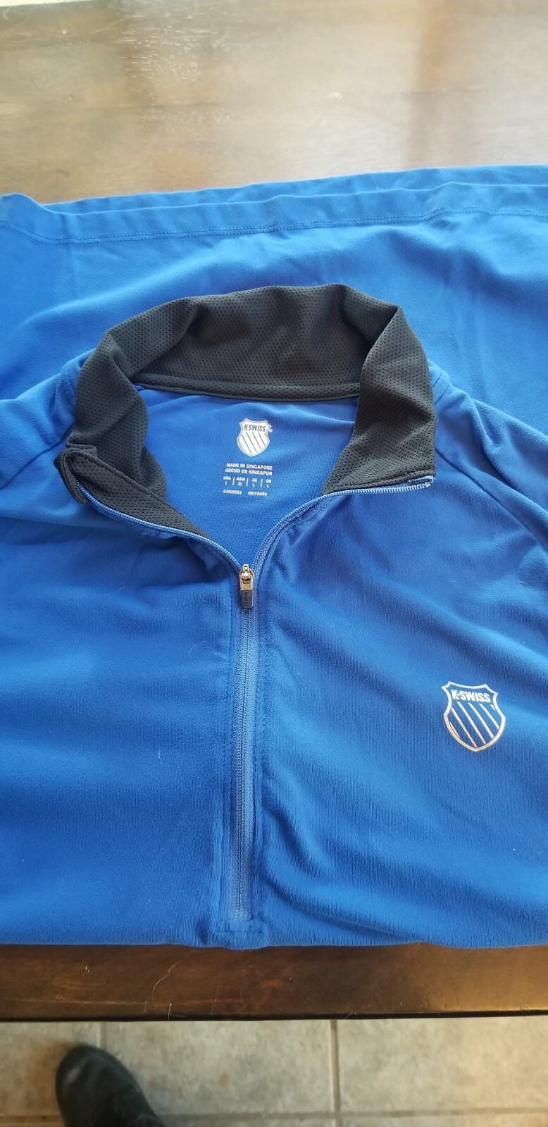 K Swiss shirt Mens Large half zip lightweight outdoor gallery