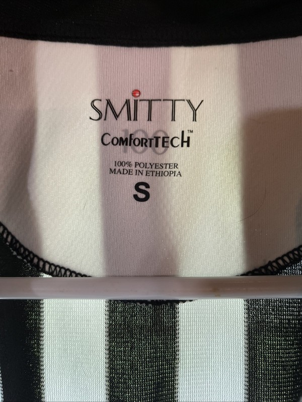 Smitty ComfortTech Football Referee Ump Jersey Short Sleeve S Zip collar, pocket gallery