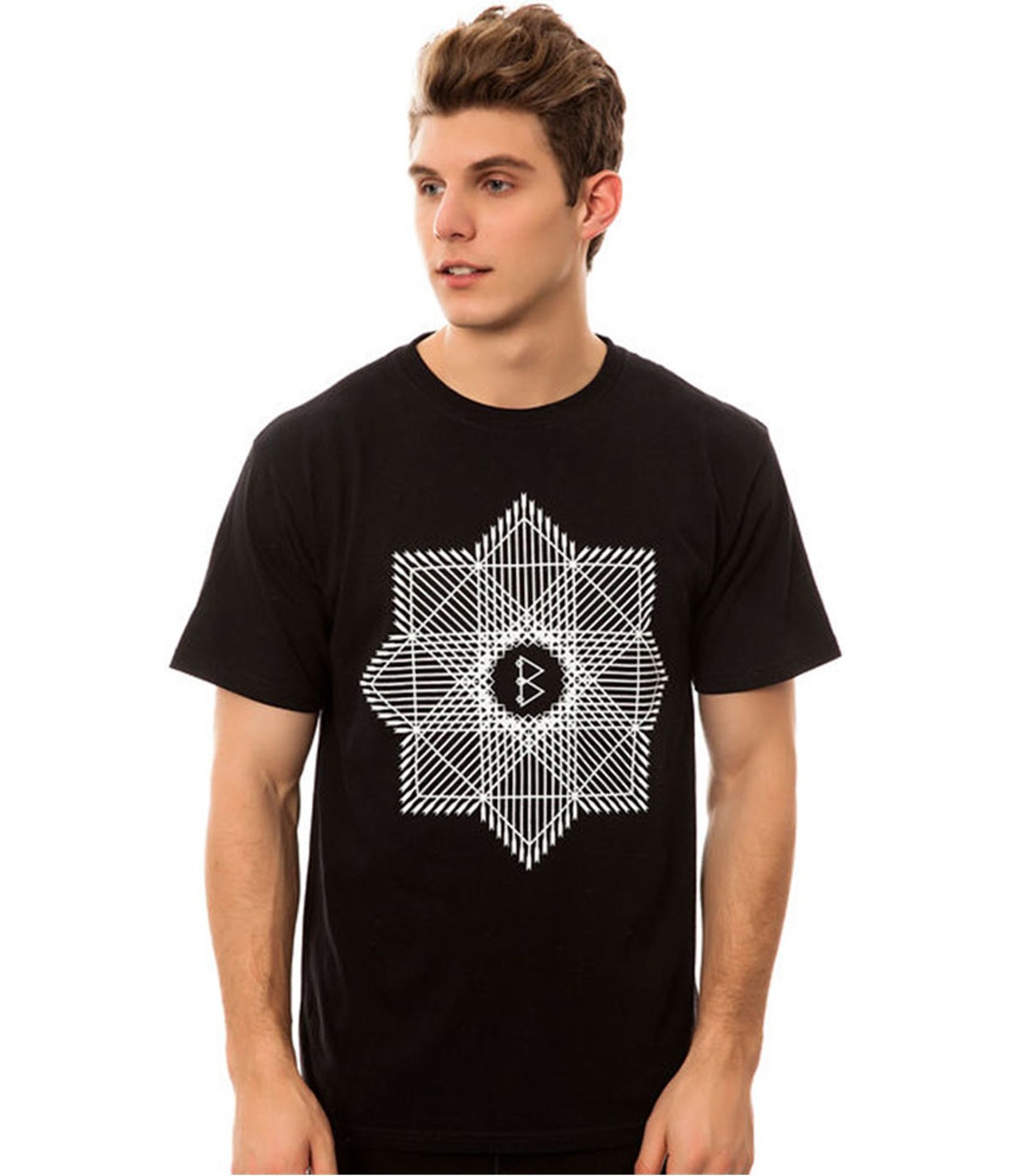 Black Scale Mens The Octo, Tredic Graphic T-Shirt, Black, Small gallery