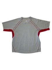Zoot Sports Mesh Athletic Shirt Mens Medium Gray Red Triathlon Made In Canada