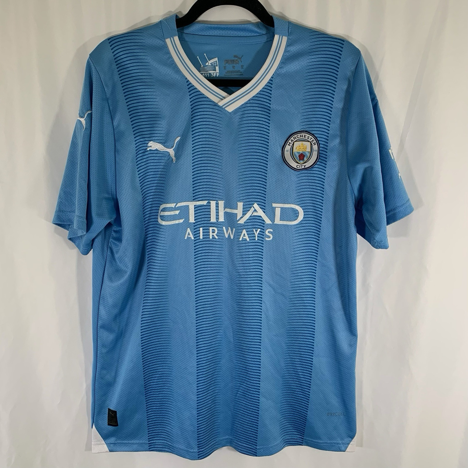 Manchester City El Parque Puma Jersey Men's XL Blue Short Sleeve Drycell gallery