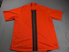 Vintage Nike DriFIT Shirt Mens XL Orange Performance Mesh Challenge Court Tennis
