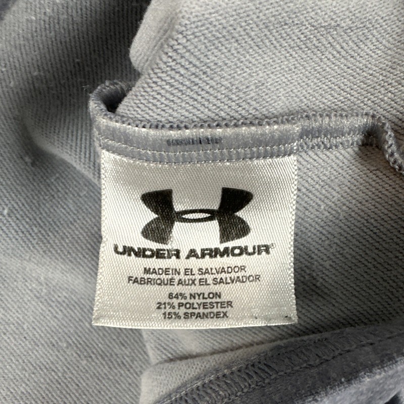 Under Armour Base Layer Compression Shirt Mens M Gray Warm Mock Neck Sports gallery